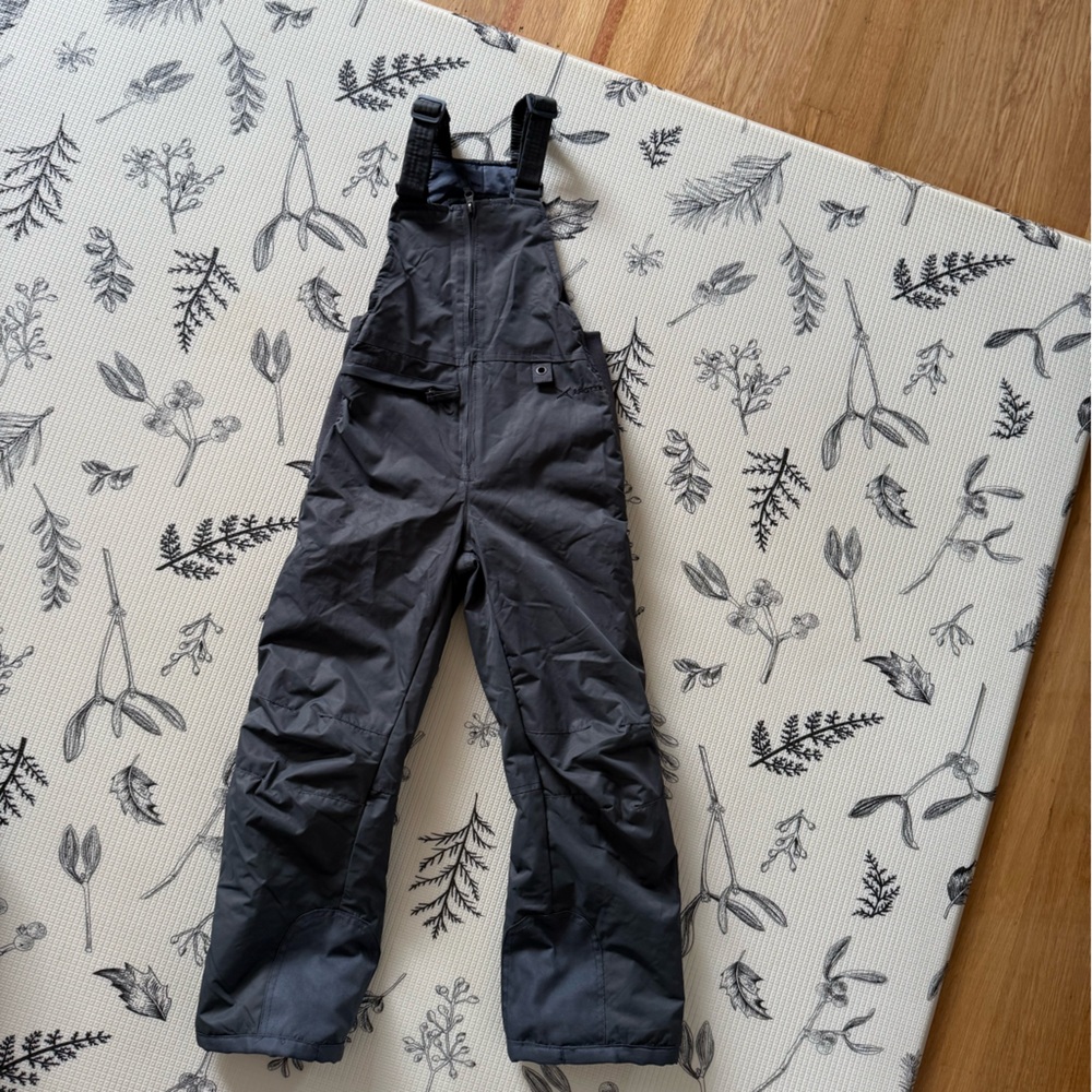 Unisex kids snow bibs (size 7-8)